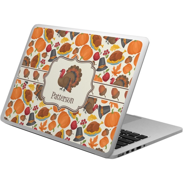 Custom Traditional Thanksgiving Laptop Skin - Custom Sized (Personalized)