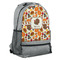 Traditional Thanksgiving Large Backpack - Gray - Angled View