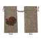 Traditional Thanksgiving Large Burlap Gift Bags - Front Approval