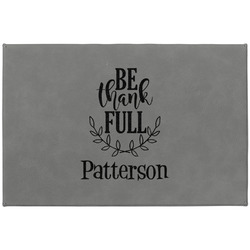 Traditional Thanksgiving Large Gift Box w/ Engraved Leather Lid (Personalized)