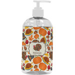 Traditional Thanksgiving Plastic Soap / Lotion Dispenser (16 oz - Large - White) (Personalized)