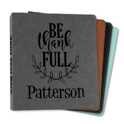 Traditional Thanksgiving Leather Binder - 1" (Personalized)