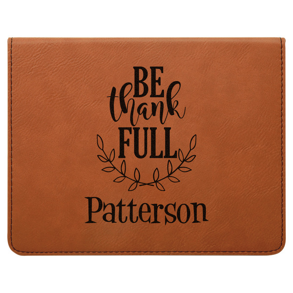 Traditional Thanksgiving Leatherette 4-Piece Wine Tool Set Flat