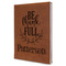 Traditional Thanksgiving Leatherette Journal - Large - Single Sided - Angle View