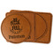 Traditional Thanksgiving Faux Leather Iron On Patch (Personalized)