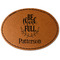 Traditional Thanksgiving Leatherette Patches - Oval