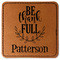 Traditional Thanksgiving Leatherette Patches - Square