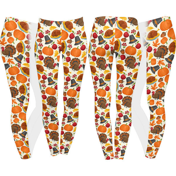 Traditional Thanksgiving Leggings Turn Around - Apvl