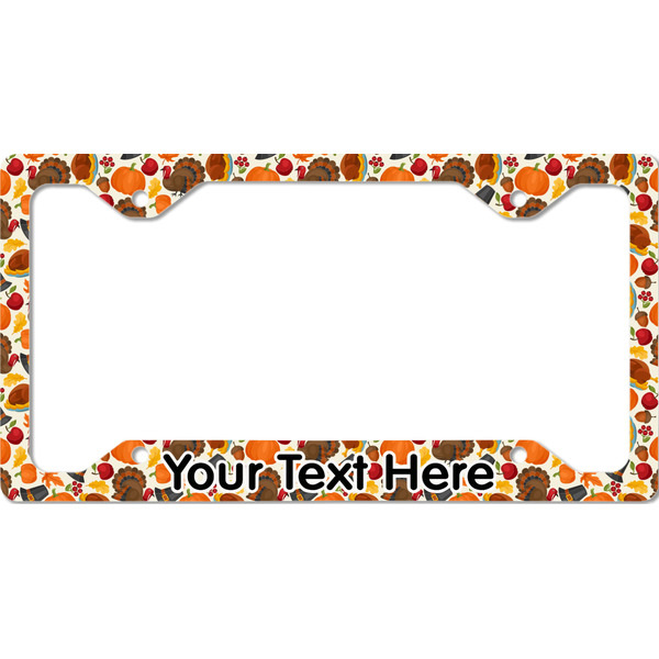 Traditional Thanksgiving License Plate Frame - Style C