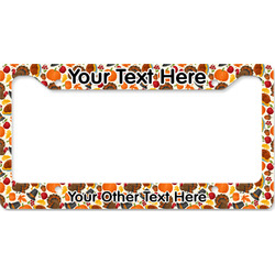 Traditional Thanksgiving License Plate Frame - Style B (Personalized)
