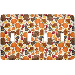 Traditional Thanksgiving Light Switch Cover (4 Toggle Plate)