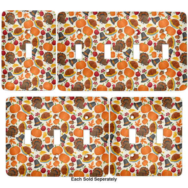 Traditional Thanksgiving Light Switch Covers all sizes