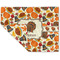 Traditional Thanksgiving Linen Placemat - Folded Corner (double side)