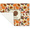 Traditional Thanksgiving Linen Placemat - Folded Corner (single side)