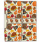 Traditional Thanksgiving Linen Placemat - Folded Half (double sided)