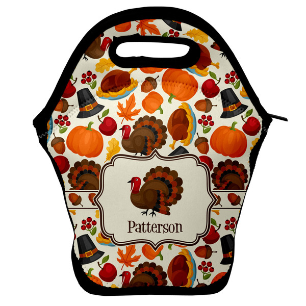 Custom Traditional Thanksgiving Lunch Bag w/ Name or Text