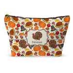Traditional Thanksgiving Makeup Bag - Small - 8.5"x4.5" (Personalized)