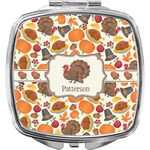 Traditional Thanksgiving Compact Makeup Mirror (Personalized)