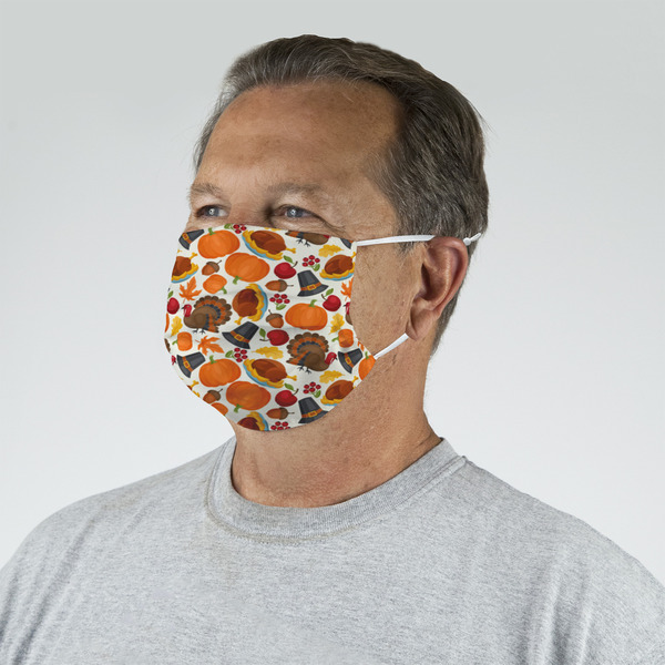 Traditional Thanksgiving Mask - Quarter View on Guy
