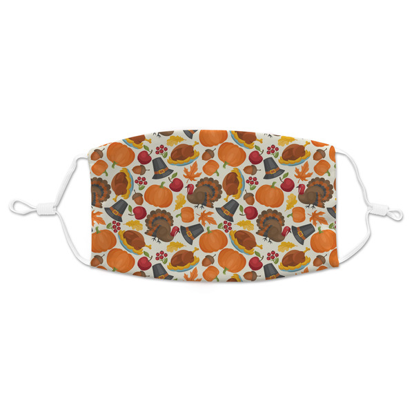 Custom Traditional Thanksgiving Adult Cloth Face Mask - Standard