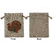 Traditional Thanksgiving Medium Burlap Gift Bag - Front Approval