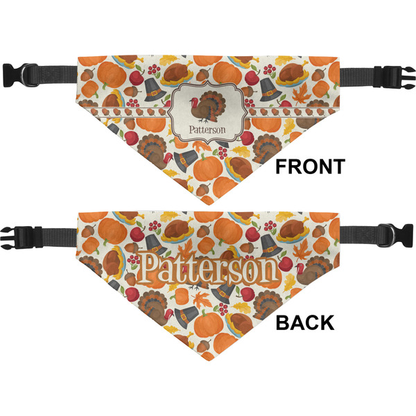 Traditional Thanksgiving Medium Dog Bandana Approval