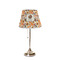 Traditional Thanksgiving Poly Film Empire Lampshade - On Stand