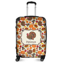 Traditional Thanksgiving Suitcase - 24" Medium - Checked (Personalized)