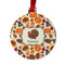 Traditional Thanksgiving Metal Ball Ornament - Front
