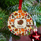 Traditional Thanksgiving Metal Ball Ornament - Lifestyle