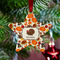 Traditional Thanksgiving Metal Star Ornament - Lifestyle