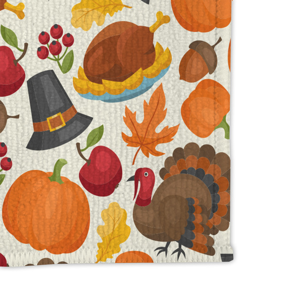 Traditional Thanksgiving Microfiber Dish Rag - DETAIL