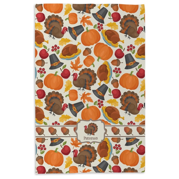 Traditional Thanksgiving Microfiber Dish Towel - APPROVAL