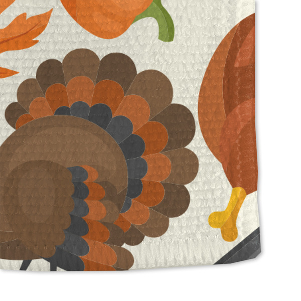 Traditional Thanksgiving Microfiber Dish Towel - DETAIL