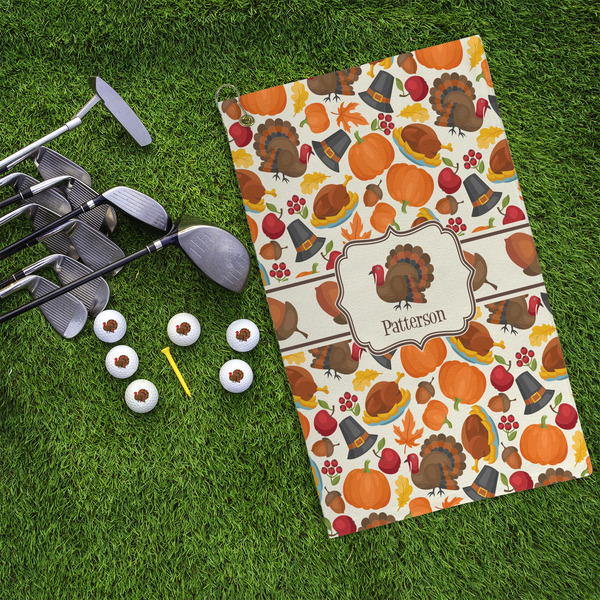 Traditional Thanksgiving Microfiber Golf Towels - LIFESTYLE