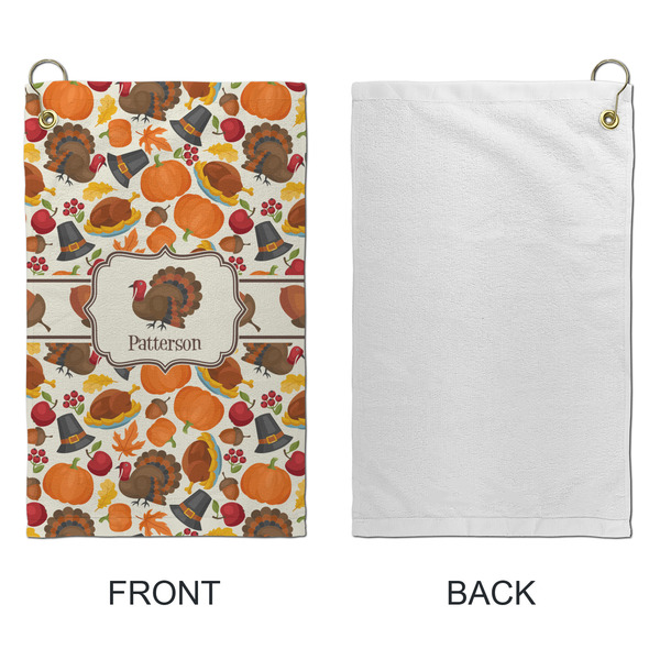 Traditional Thanksgiving Microfiber Golf Towels - Small - APPROVAL