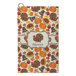Traditional Thanksgiving Microfiber Golf Towel - Small (Personalized)