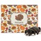 Traditional Thanksgiving Dog Blanket - Large (Personalized)