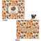 Traditional Thanksgiving Microfleece Dog Blanket - Large- Front & Back