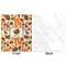 Traditional Thanksgiving Minky Blanket - 50"x60" - Single Sided - Front & Back