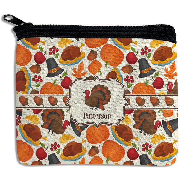 Custom Traditional Thanksgiving Rectangular Coin Purse (Personalized)