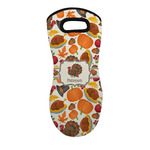 Traditional Thanksgiving Neoprene Oven Mitt - Single w/ Name or Text