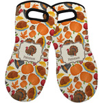 Traditional Thanksgiving Neoprene Oven Mitts - Set of 2 w/ Name or Text