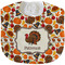 Traditional Thanksgiving Velour Baby Bib w/ Name or Text