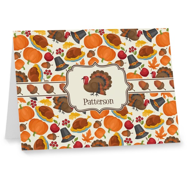 Custom Traditional Thanksgiving Note cards (Personalized)
