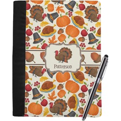 Traditional Thanksgiving Notebook Padfolio - Large w/ Name or Text