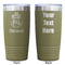 Traditional Thanksgiving Olive Polar Camel Tumbler - 20oz - Double Sided - Approval