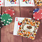 Traditional Thanksgiving On Table with Poker Chips