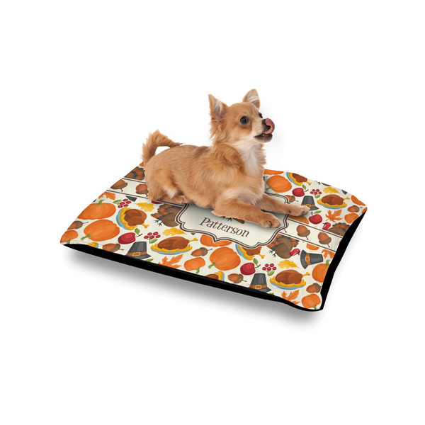 Traditional Thanksgiving Outdoor Dog Beds - Small - IN CONTEXT