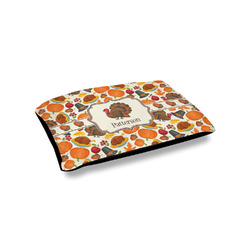 Traditional Thanksgiving Outdoor Dog Bed - Small (Personalized)